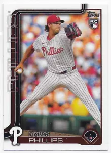 2025 Topps #293 Tyler Phillips RC - Philadelphia Phillies - Picture 1 of 2