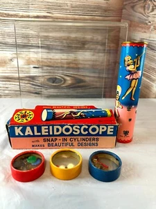 Caleidoscopio Steven 1973 vintage con cilindros a presión con hermosos diseños - Imagen 1 de 12