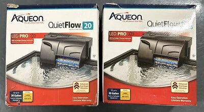 2 - Aqueon QuietFlow 20 Up to 30-Gallon Power Filters - NEW OPEN BOXES PARTS! - Image 1 of 4