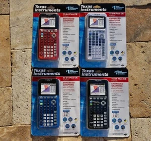 🌟🎈 Texas Instruments TI-84 Plus CE Python Calculator RED, WHITE | BLUE | BLACK - Picture 1 of 15