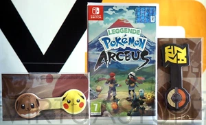 Leggende Pokemon Arceus, Switch Italian Euro Market+2 Cable holder Bonus, sealed - Picture 1 of 6