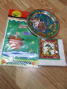 Timon Pumba Birthday Party Supplies Multi-color Lot 4pc 1994 Beach Lion King  - Picture 1 of 5
