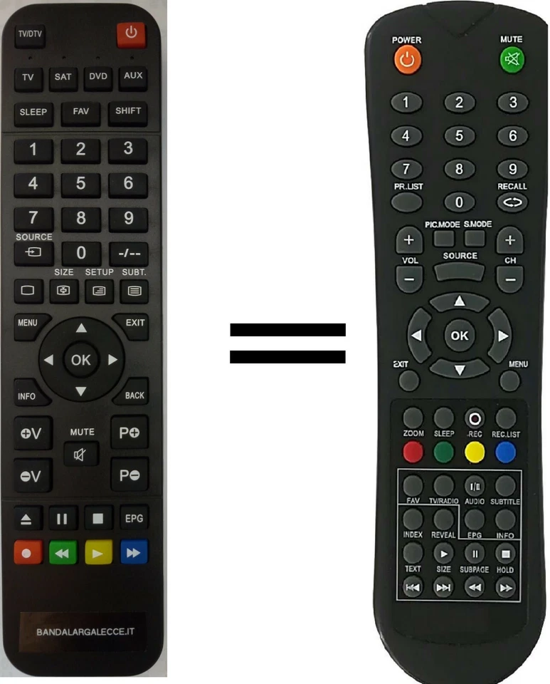 Telecomando gia' programmato per Schaub Lorenz - Immagine 1 di 1