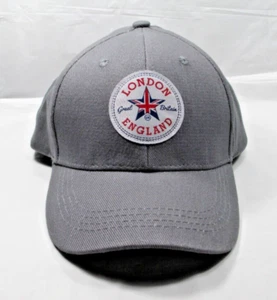 London England BALL CAP LIGHT GREY ONE SIZE FITS ALL BRAND NEW WITH TAGS - Picture 1 of 5