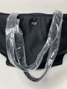 Damen Botkier Schwarz Polyester Handtasche Reisetasche Geldbeutel • Größe M-L * Neu mit Etikett - Bild 1 von 10