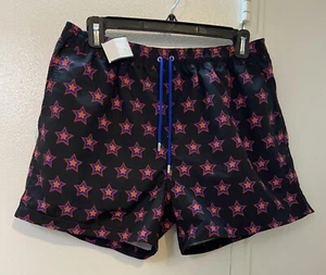 Pantalones cortos de natación PS Paul Smith Red Stars para hombre talla mediana - Imagen 1 de 7