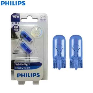 Philips W5W T10 12V 5W 4000K White Car Signal Lamps Reading Light 12961BV, 2pcs - Picture 1 of 4