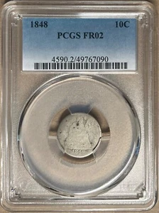 1848 PCGS FR02 Liberty Seated Dime 10c - Picture 1 of 2
