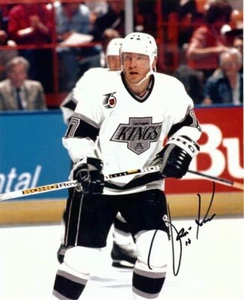 Jari Kurri Autographed Signed 8X10 Photo Los Angeles Kings 1991-92 75Th Patch - Picture 1 of 1