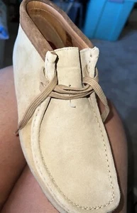 Padmore & Barnes Mens 9 Made In Portugal -tan Suede Leather Boots-new - Picture 1 of 7
