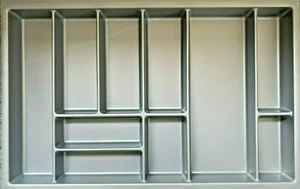 Besteckeinsatz BAM 80 mit 10 Fächern (B 70-75 x T 44-50 cm) für 80er Schubkasten - Bild 1 von 3