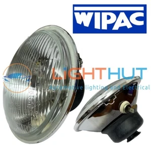2 x Wipac 5/34 Sealed Beam H4 Scheinwerfer Headlamps with Pilot Side Light - Bild 1 von 1