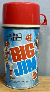 1972 Mattel Big Jim Metal Thermos - Picture 1 of 9
