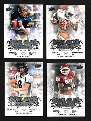 2011 Upper Deck College Football Legends Bowl Game Heroes You Pick Your Cards  - Image 1 of 4
