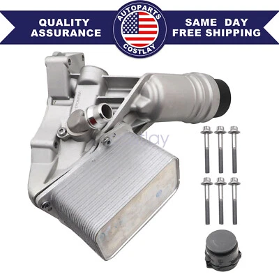 Carcasa de filtro de enfriador de aceite de aluminio Fit BMW 340i 440i 540i 740i xDrive B58 3,0 L Foto 1 de 4