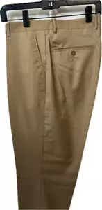 Herren flache Fronthose 100 % Wollfarbe hellbraun Art. 120 W - Bild 1 von 15