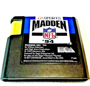 Madden NFL 94 (1993) | SEGA Genesis | 16-Bit Cartridge | EA Sports | SEGA | - Picture 1 of 24