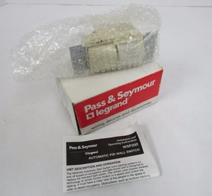 INTERRUPTOR DE PARED LEGRAND WSP200-I PASS & SEYMOUR WSP200-I 0-800W - Imagen 1 de 3