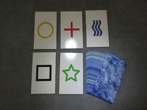 1PK E04C Low Cost zener style ESP Testing Cards - not marked - not a magic trick - Picture 1 of 3