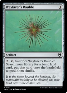 Magic The Gathering Wayfarer's Bauble - Wilds of Eldraine Commander #151 - Imagen 1 de 1