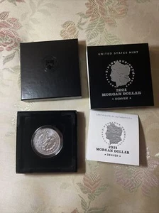 2021 Morgan Dollar Denver US MINT United States With COA 21XG - Picture 1 of 1