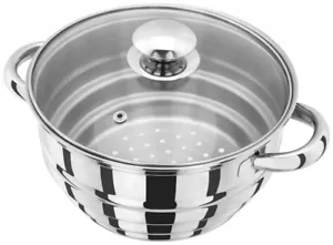 Judge Basics Stainless Steel Multi Fit All Steamer With Glass Lid HX12 - Picture 1 of 1