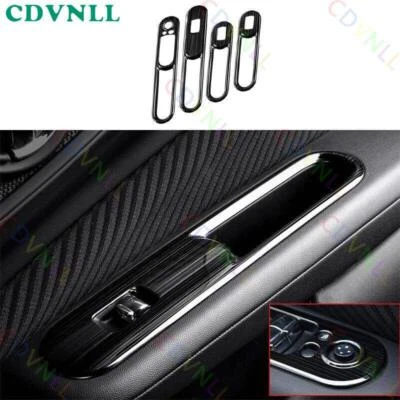 For Mini Cooper Clubman F54 Black Steels Window Door Lock Control Switch Trim — 第 1/4 张图片
