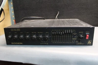 Bogen GS-150 Amplifier GS150 150W 10-band Equalizer *AS IS FOR PARTS* - Image 1 of 4