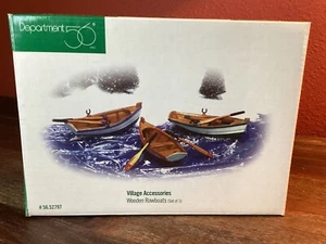 Department 56 Wooden Rowboats 56-52797 - Picture 1 of 3