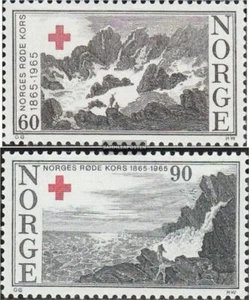 Norway 530-531 (complete issue) fine used / cancelled 1965 norwegian Red Cross - Picture 1 of 1