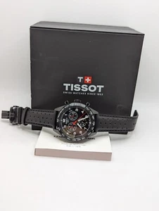 Tissot PRS 516 Herren Schwarz Chronograph Edelstahl Wasserdicht Armbanduhr - Bild 1 von 12