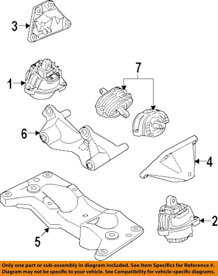 Montaje de transmisión BMW OEM 09-15 750Li 22326775908 Foto 1 de 1
