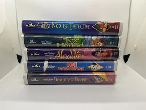 Disney Lot of 5 Black Diamond classic VHS movie - Picture 1 of 12