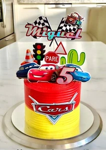 Disney Cars Deluxe Birthday Cake Topper - Picture 1 of 1
