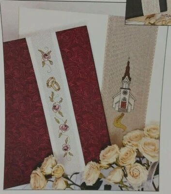 "Wedding Albums" Counted Cross Stitch Leaflet-Marie's Garden, Just Cross Stitch - Image 1 of 2