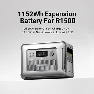 ALLPOWERS B1000 LiFePO4  Expansion Battery 1152Wh Solar Generator For R1500 - Picture 1 of 8