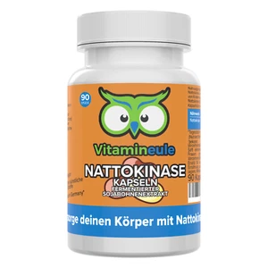 Nattokinase Kapseln - 100 mg - 2000 FU - vegan - hochdosiert - Vitamineule - Bild 1 von 5