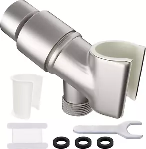 All Metal Shower Head Holder,Shower Arm Holder for Handheld Shower Head,Adjustab - Picture 1 of 12