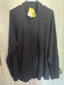 NWT All In Motion Men’s Lighweight Tricot Jacket - Black - XXL - Picture 1 of 4