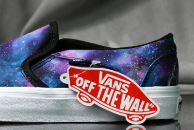 VANS ASHER GALAXY slip-on shoes for girls, NEW & AUTHENTIC, US size (KIDS) 12 - Image 1 of 4