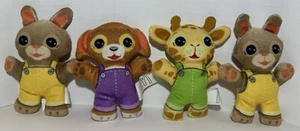 McDonalds Under 3 Mini Animal Plush Giraffe Bunny Rabbit Dog Happy Meal Toy - Picture 1 of 2