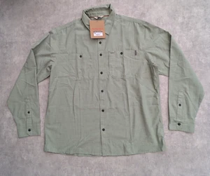 Simms Shirt Mens Extra Large Green Cutbank Chambray Fishing Field Outdoor Top XL - Picture 1 of 10