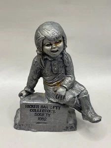 Michael Ricker Pewter 3" Mary Jo 1982 Collectors Society Figure Signed #9188- - Picture 1 of 7