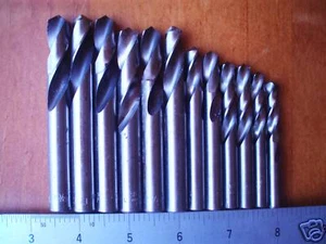 13x Nachi ESC HSS Stub Drill Drillbits 1/8 1 7/16 15 13/32 3 5 19 21 27 29 31/64 - Picture 1 of 1