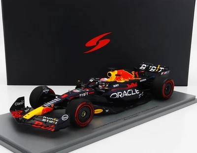 MODELLINO AUTO F1 STATICO SPARK RED BULL RB19 VERSTAPPEN SPANISH GP 2023 1/18 - Immagine 1 di 4