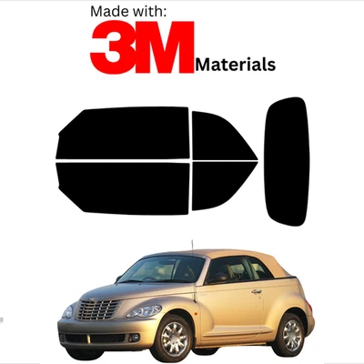 Tinte de ventana precortado para Chrysler Pt Cruiser convertible 04-08 cerámica hecho con 3M Foto 1 de 4