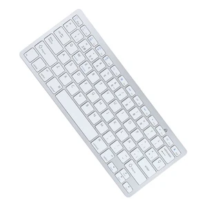 78 Keys Spanish Wireless Keyboard Thin Lightweight Silent Spanish - Picture 1 of 22