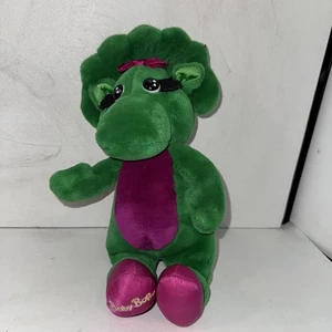VTG Baby Bop 1992 Plush 15" Stuffed Animal The Barney Show Lyons Green Dinosaur - Picture 1 of 4