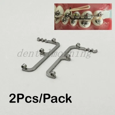 Paquete de 2 piezas de empujador molar de ortodoncia dental 2G izquierda+derecha para bandas de aparatos ortopédicos Foto 1 de 4