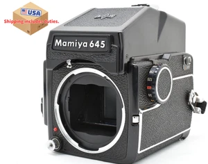 [NEAR MINT w/Grip] MAMIYA M645 Medium Format AE Prism Finder Film Back Japan - Bild 1 von 19